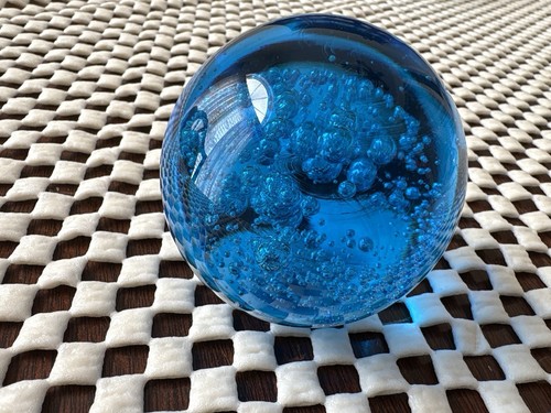 Swedish art glass paperweight - art,