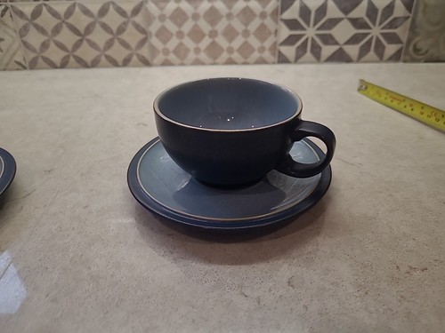Denby blue jetty cup and - denby,