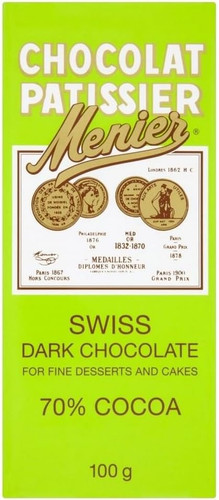 Swiss dark cooking chocolate - dark,