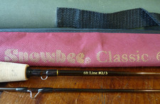 Superb Snowbee Classic 6` 2/3# Fly Rod, bag and correct tube in little used cond