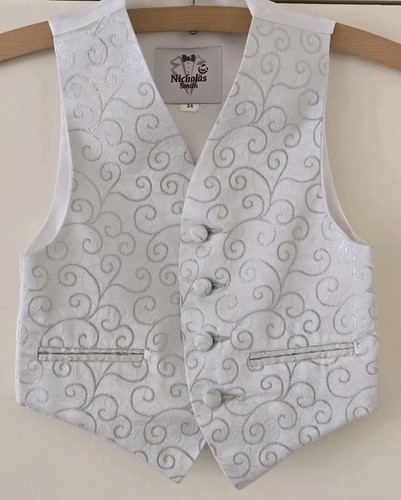 Boys wedding waistcoat page - waistcoat,