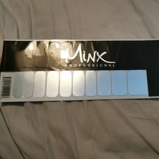 Silver  Lightning MINX PROFESSIONAL NAIL WRAPS NEW SALON QUALITY 