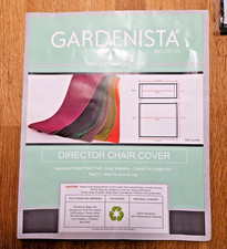 2 x Sets Replacement Covers For Directors Chairs / Garden Canvas Seat Cover Set