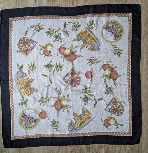 Vintage italian silk scarf - vintage,