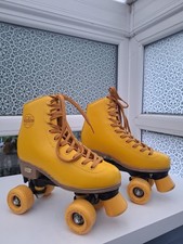 Rookie Classic 78 Quad Roller Skates - Yellow UK 5