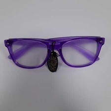 GloFX Ultimate Diffraction Glasses Purple Clear Lens