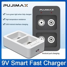 Intelligent Battery Charger For 9V Ni-MH/Ni-Cd/Li-ion Rechargeable Batteries