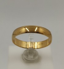 18K Gold Ring 4 Mm Wide Size
