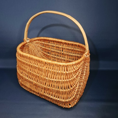 Vintage wicker shopping basket - vintage,