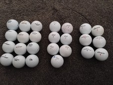 25 Golf Balls - Dunlop, Vice And Pinnacle