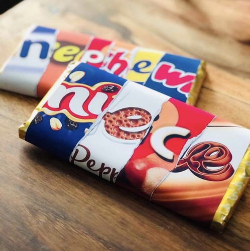 Funny chocolate bars birthday - chocolate,