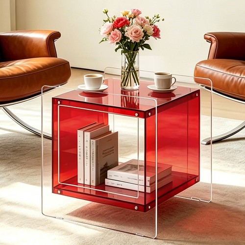 Acrylic nightstand colorful - acrylic,