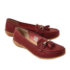 Ladies Wide Fit Leather Penny