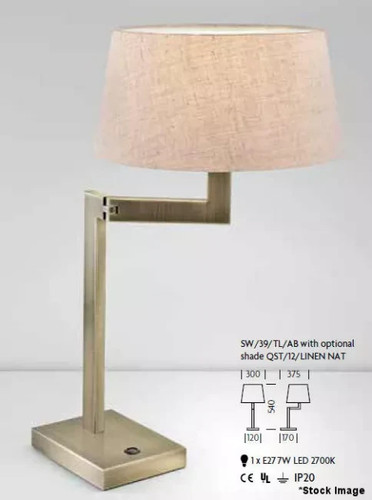 Chelsom swing table lamp - chelsom,