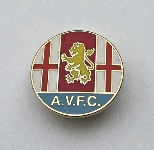 Aston villa vintage pin badge - vintage,
