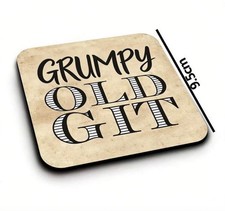 Piece funny wooden coasters - 1,