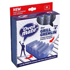 Oven Mate Grill Gremlin Power Scourer Oven Cooker Grill BBQ Racks Sponge