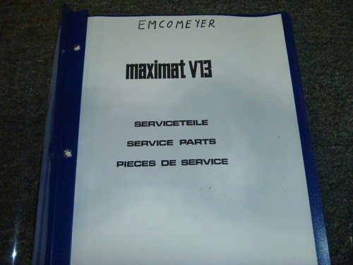 Emcomeyer maximat v13 lathe - maximat,