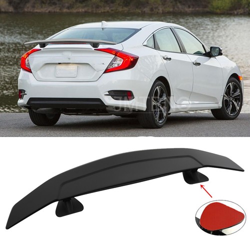 Matte rear trunk spoiler - trunk,