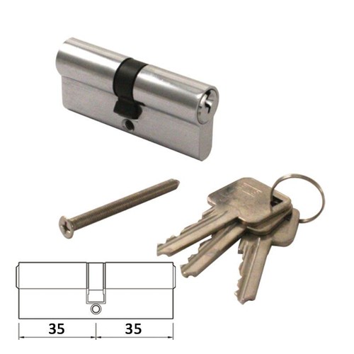 Euro cylinder barrel door - barrel, lock