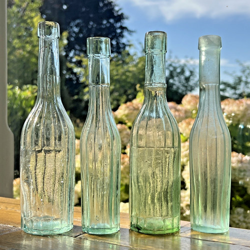 Aqua green rare vintage glass - vintage,
