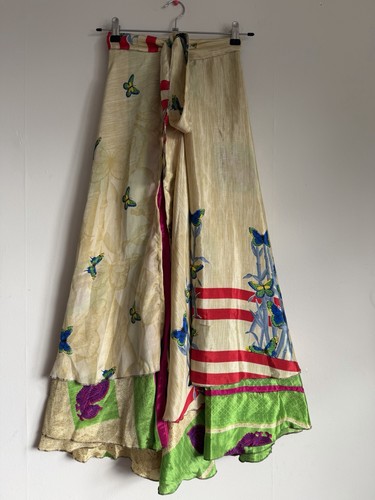 Silk double layer wrap - silk,