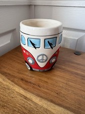 Red camper van - camper, sign