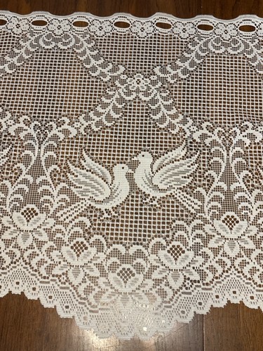 Vintage lace curtain - vintage,