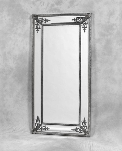 Large mirror silver antique - large,