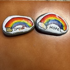 Hand Painted Stones With A