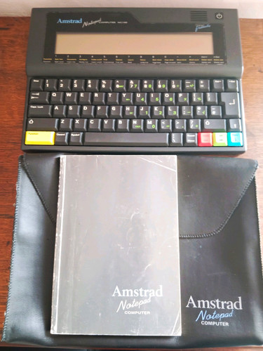Amstrad nc100 vintage notepad - nc100,