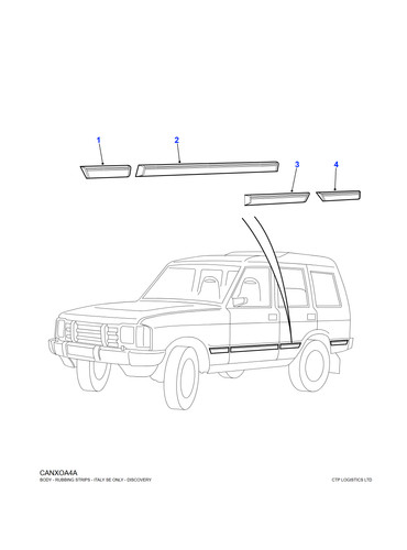 Land rover genuine rubbing - rover,
