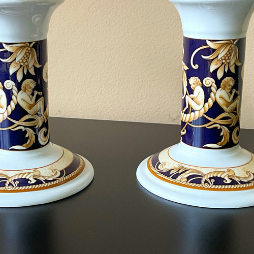 Wedgwood cornucopia candle