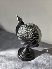 Vintage Etched Black Marble