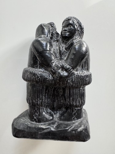 Rare 1970s inuit eskimo stone - eskimo,