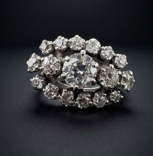 Vintage 18k white - vintage, gold
