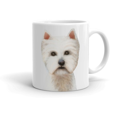 Illustrated westie west - illustrated, (west