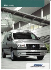 Fiat Scudo 2004-05 UK Market Sales Brochure Van Glazed Combi Platform Cab SX