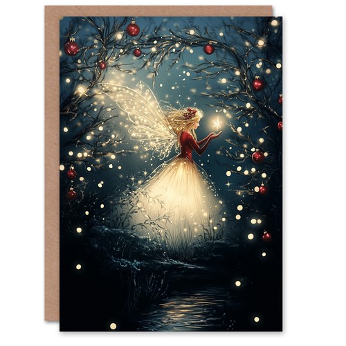 Magical forest fairy - fairy, festive