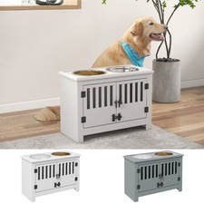 PawHut Raised Dog Bowls for