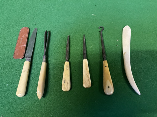 Antique haberdashery job - antique, lot
