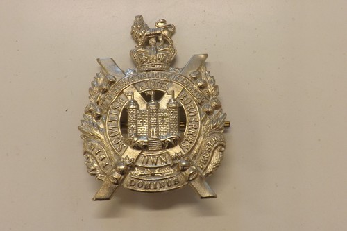 Military cap badge the king - badge, king's