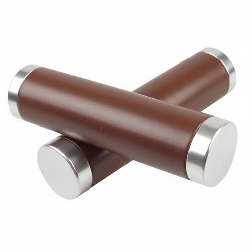 Leather bicycle grips - leather,
