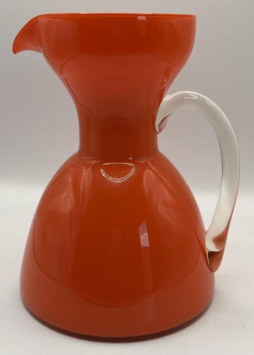 Mcm orange glass jug - mcm,