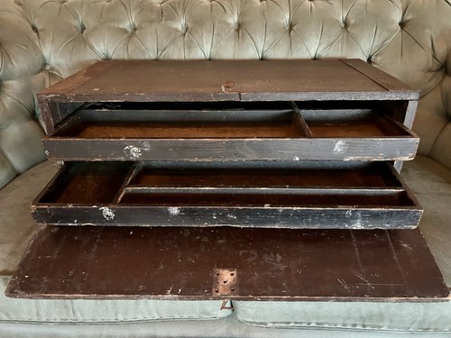 Vintage wooden engineers tool - engineers,