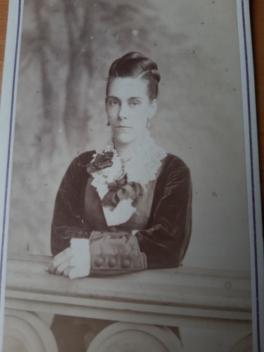 Cdv beautiful woman decorative - cdv,