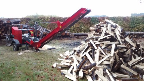 Firewood processor hire - firewood,