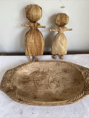 Vintage hand carved wooden - hand,