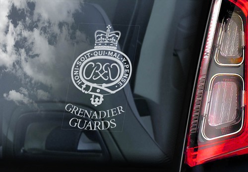 Grenadier guards car sticker - grenadier,