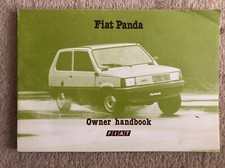 Fiat Panda Owners Handbook